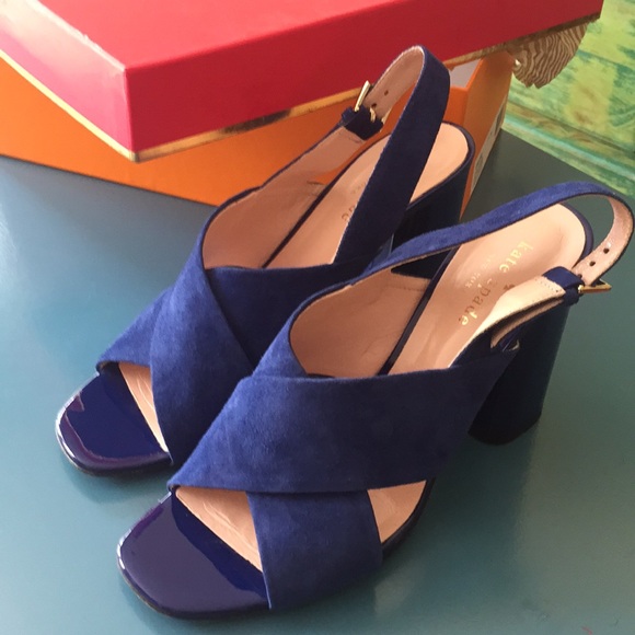 kate spade Shoes - Kate Spade Christopher in Garden Blue Pate